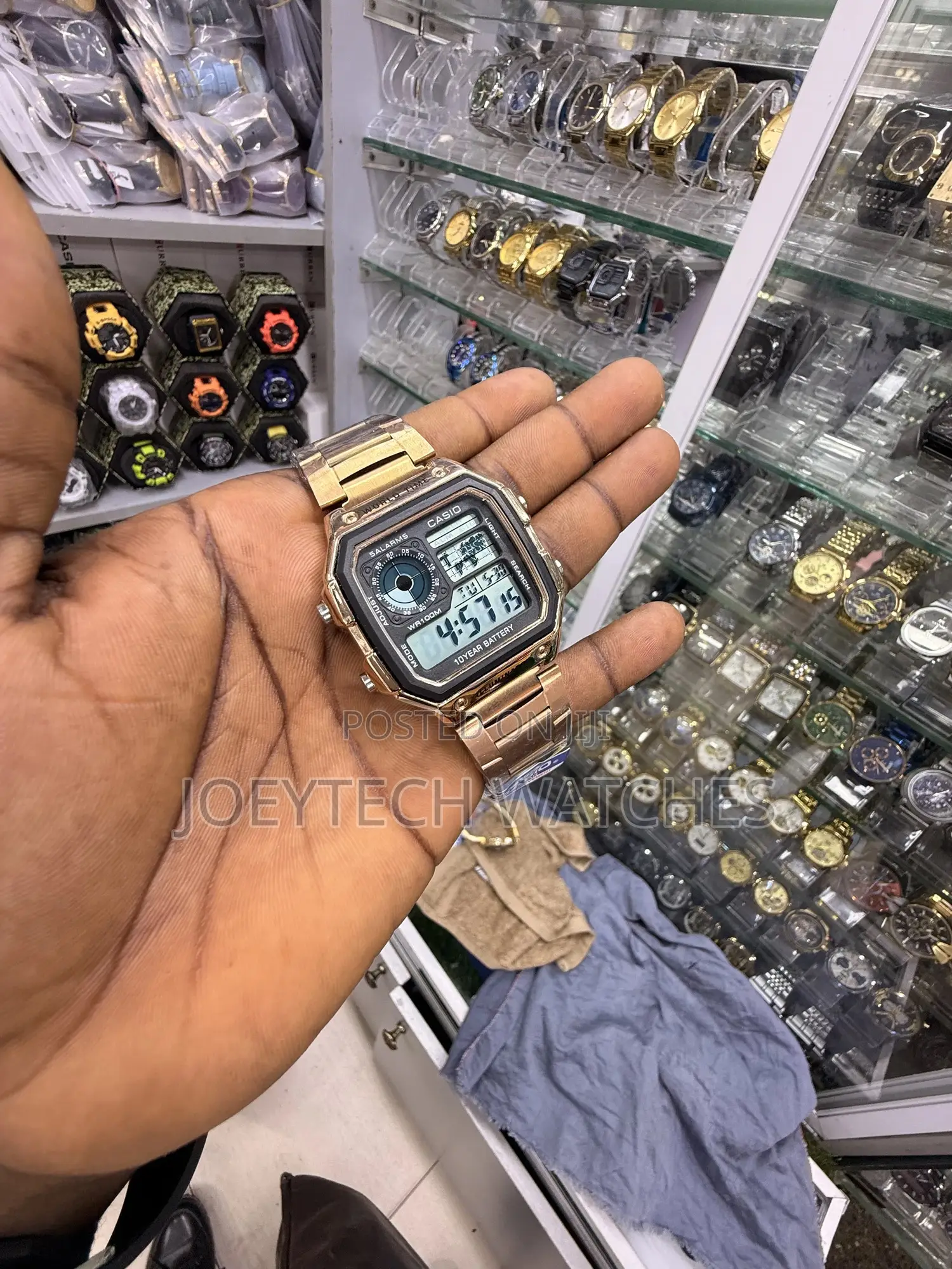 Casio World Time Chain Watch