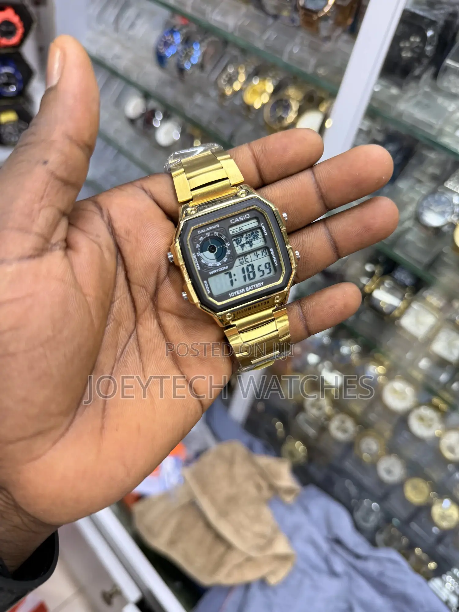 Casio World Time Chain Watch