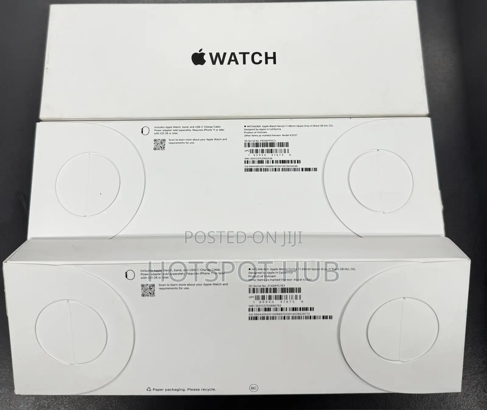 Apple Watch Series 11 46mm Black Cel