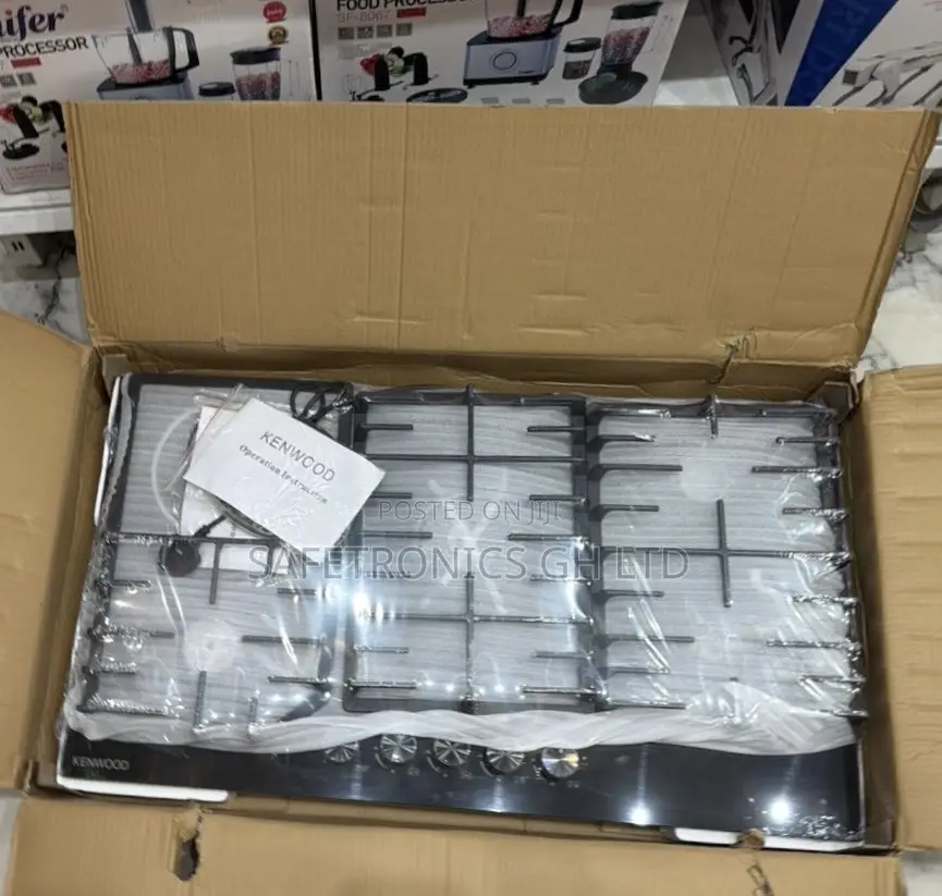 Just Purchase 90cm Inbuilt 4 Gas With 1 Electric Kenwood Tempered Hob