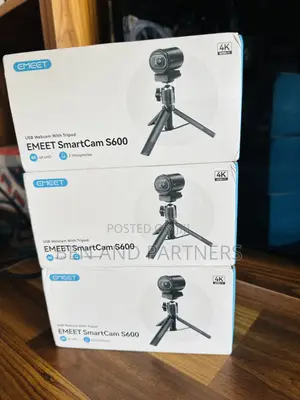 Emeet S600 4k Webcam With Tripod Stand