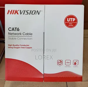 Hikvision Cat6 Utp Network Cable 305m Ds-1ln6uzc0 Solid Pure Copper,