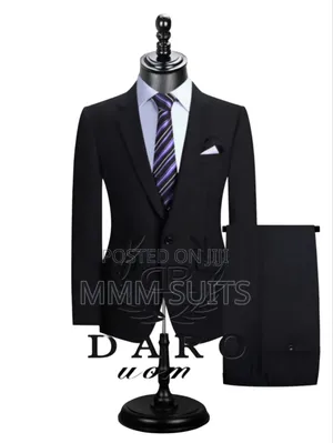 Official Black 2-Piece Men Suit for Office in All Sizes