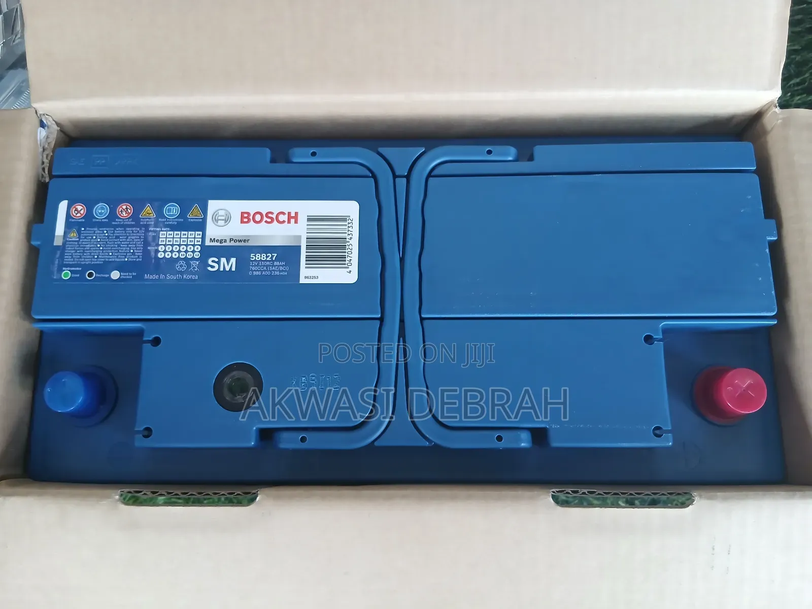 Original Bosch Batteries 17plate Flat for Cars