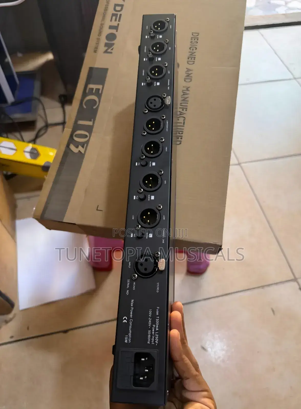 Deton Ec103 Professional Stereo Crossover.