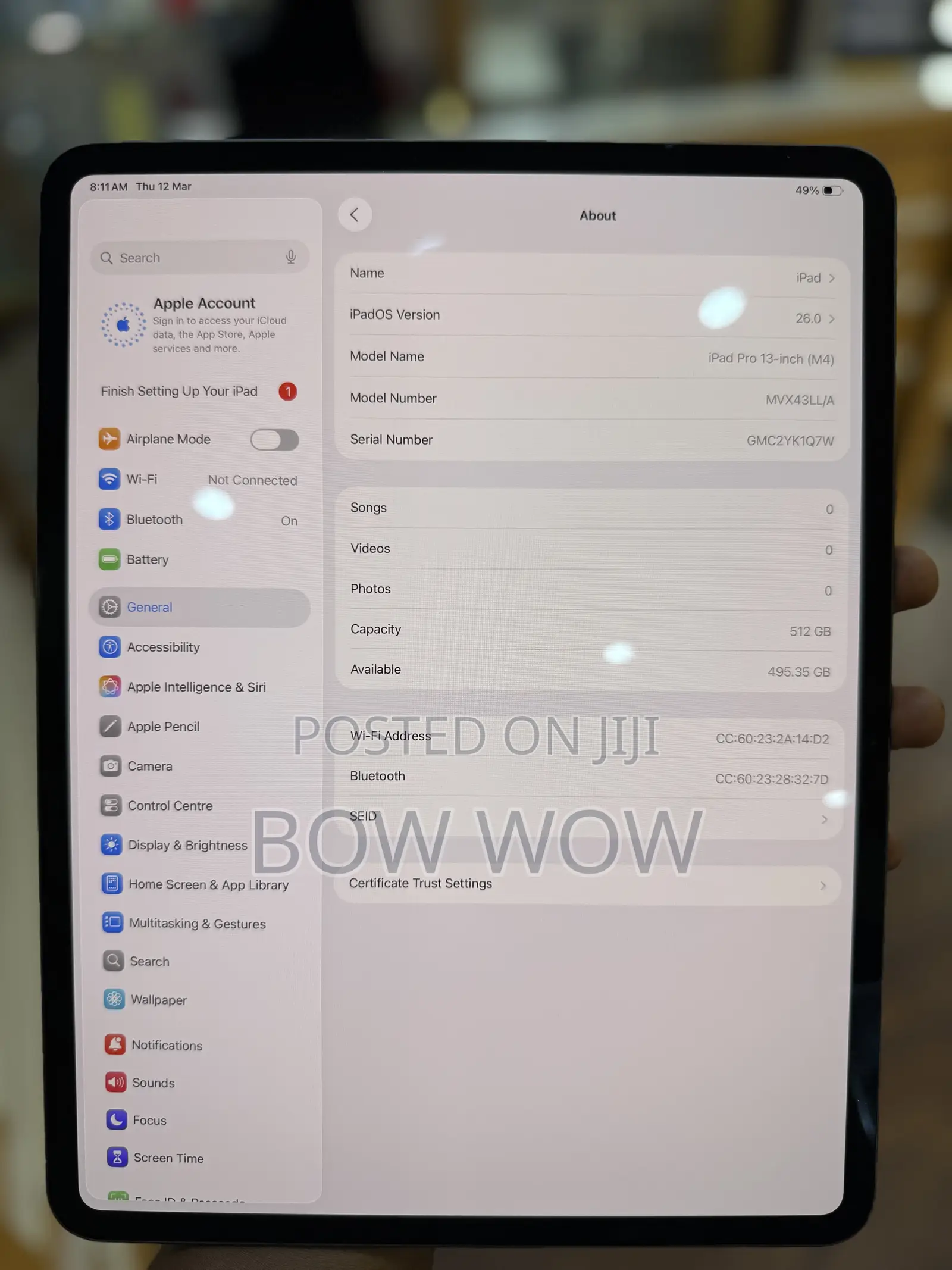 Apple iPad Pro 13 (2024) 512 GB Gray