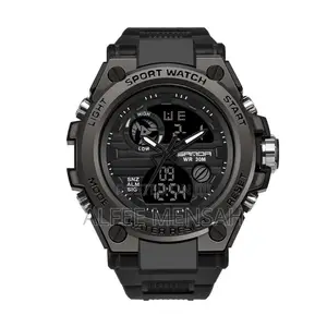 Sanda Military Style Digital Waterproof Watch