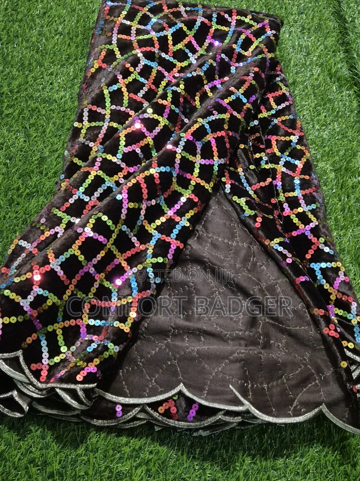 Multicoloured Exquisite Sequin Lace