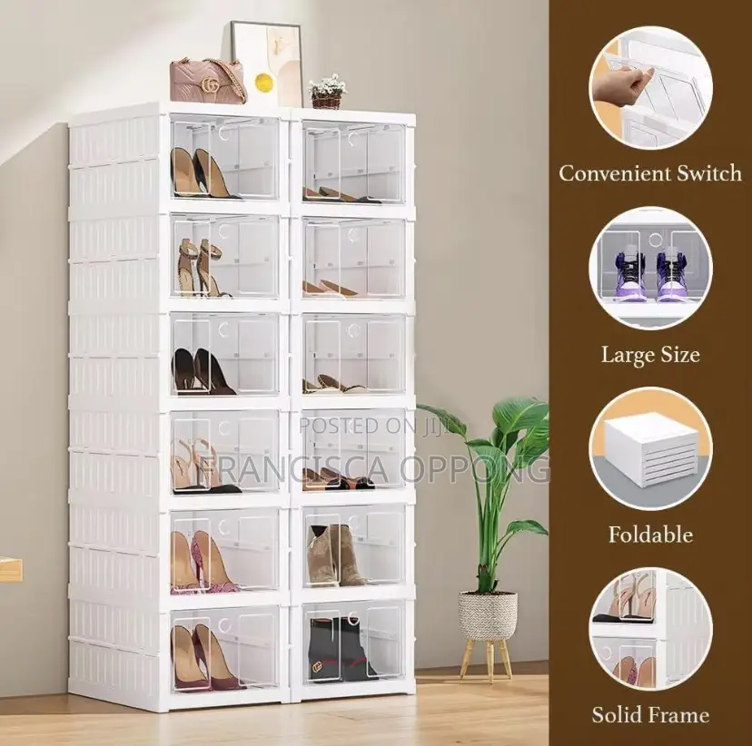 Foldable Free Standing Shoe Racks