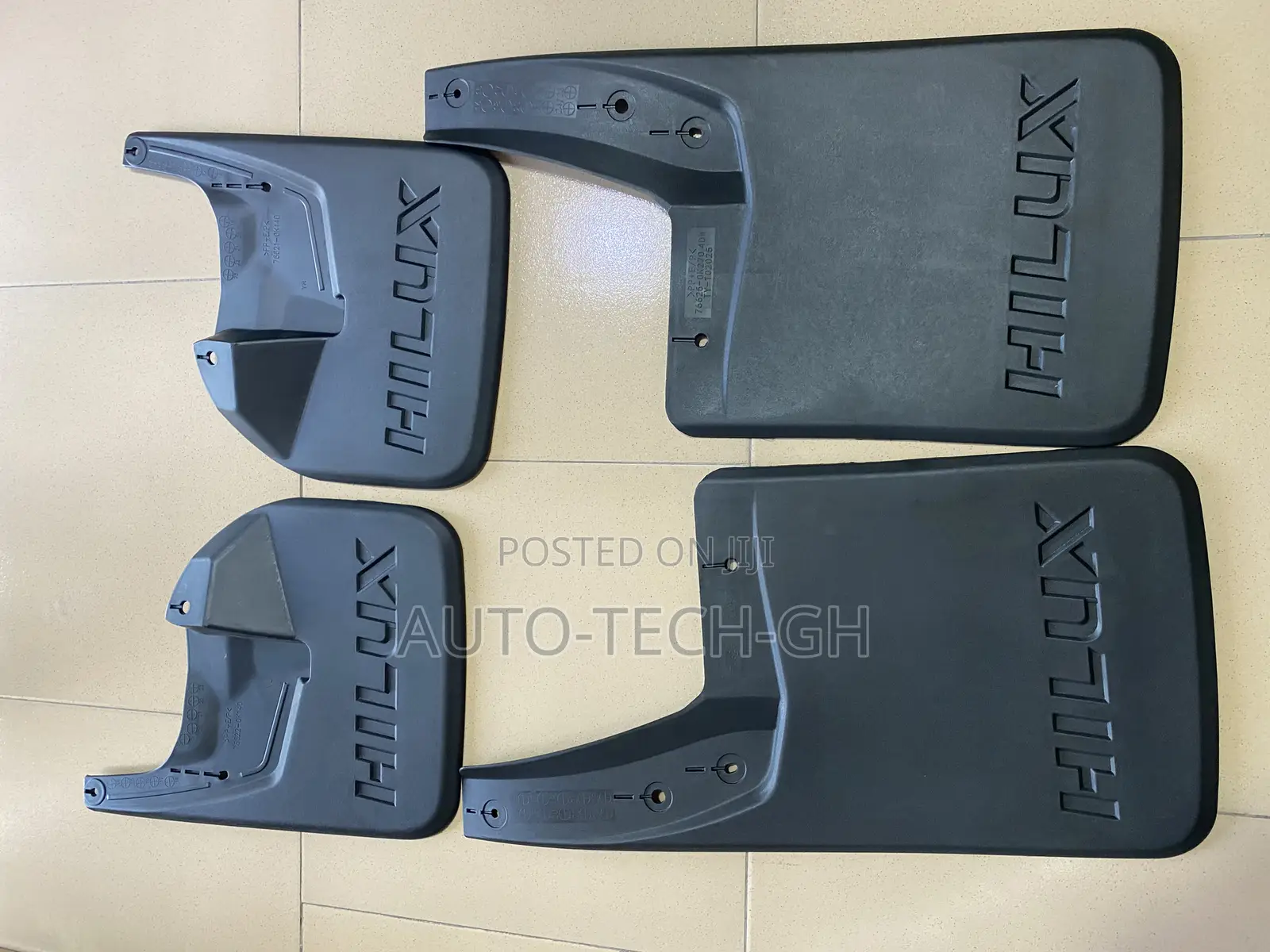 Toyota Hilux Revo 2016 To 2018  Mud Flap Or Mud Guard Set