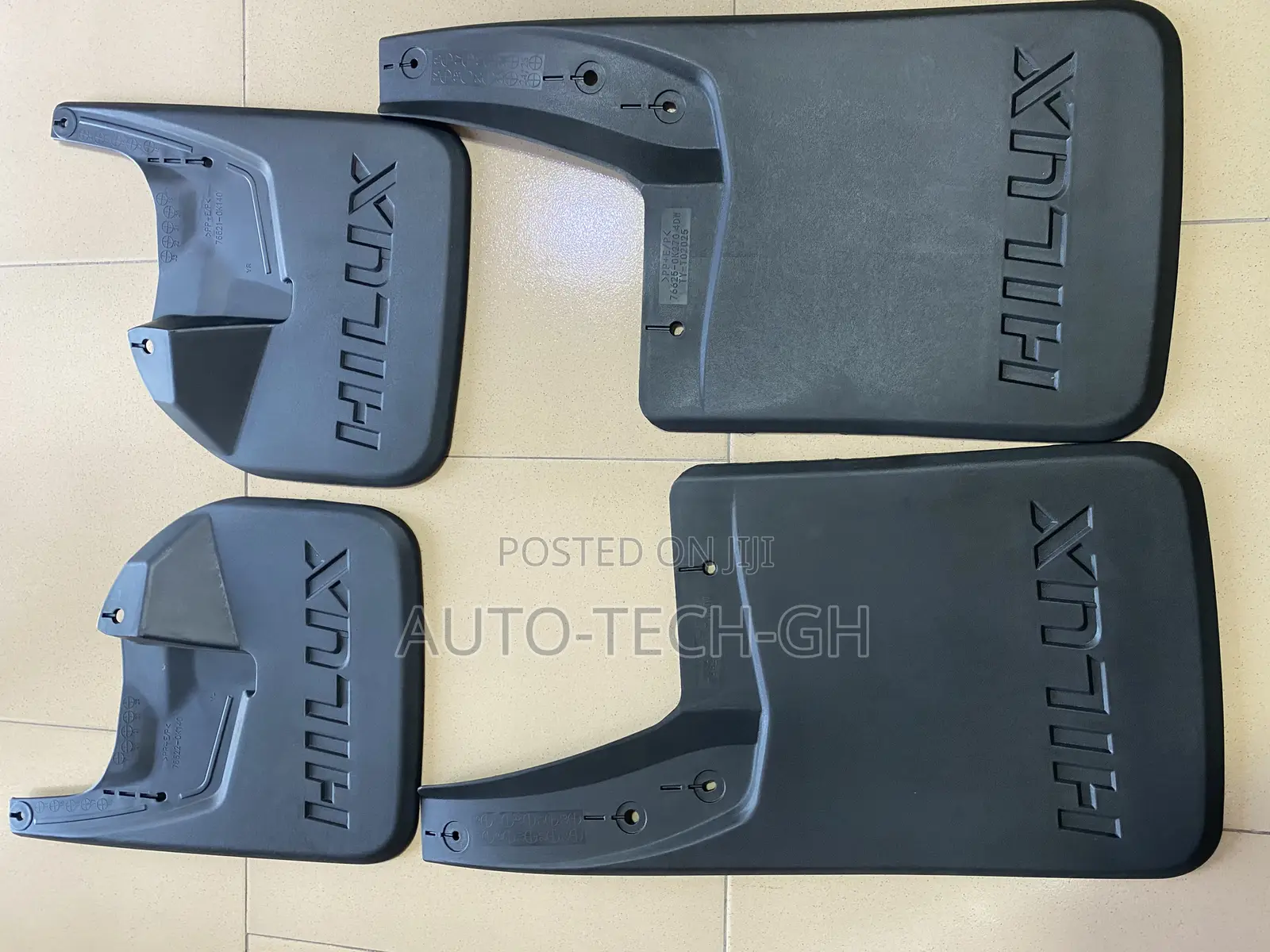 Toyota Hilux Revo 2016 To 2018  Mud Flap Or Mud Guard Set