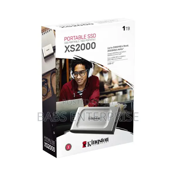 Kingston Xs2000 1tb Portable Ssd High Speed External Storage