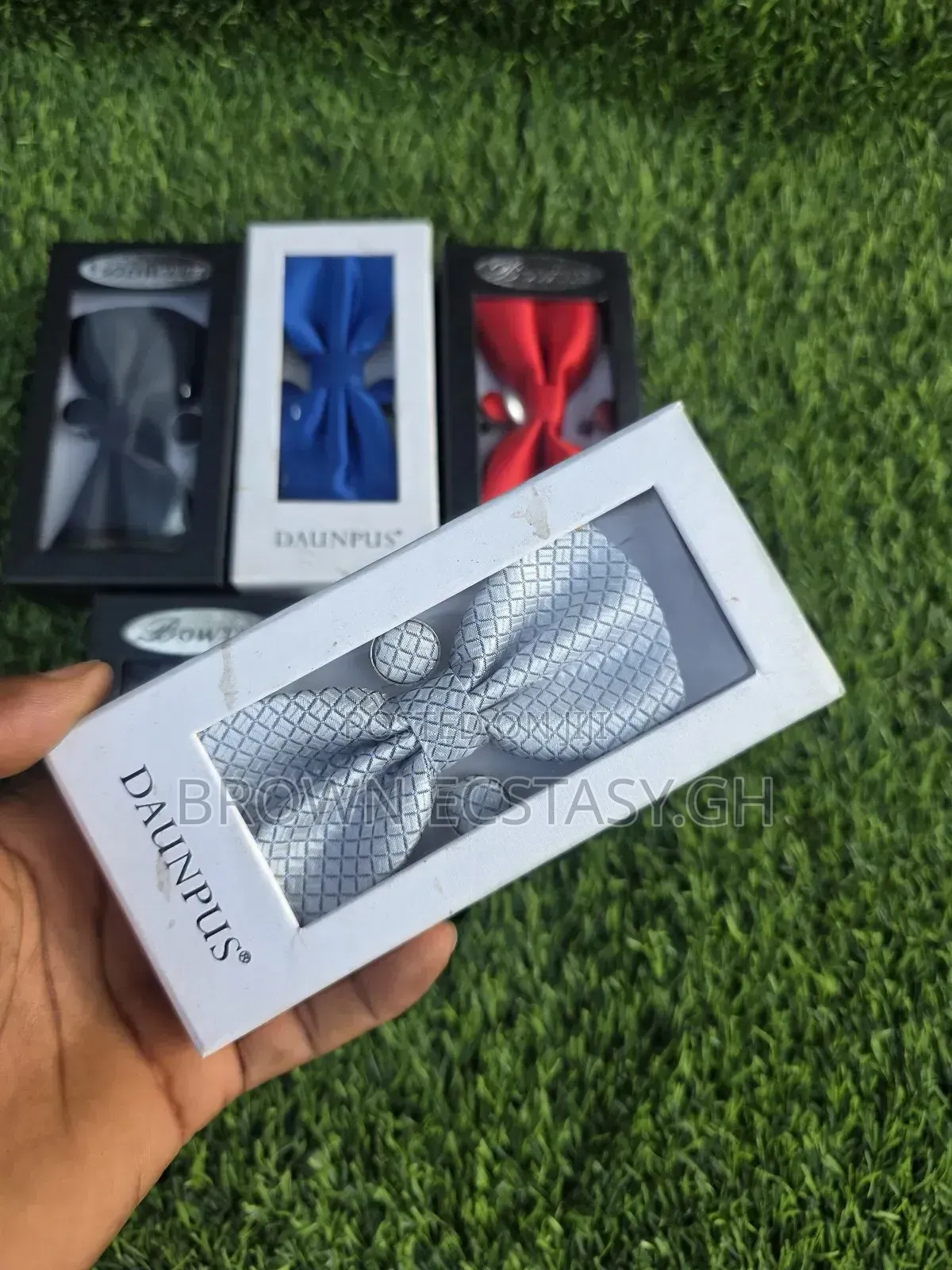 Bow Tie and Cufflinks Combo