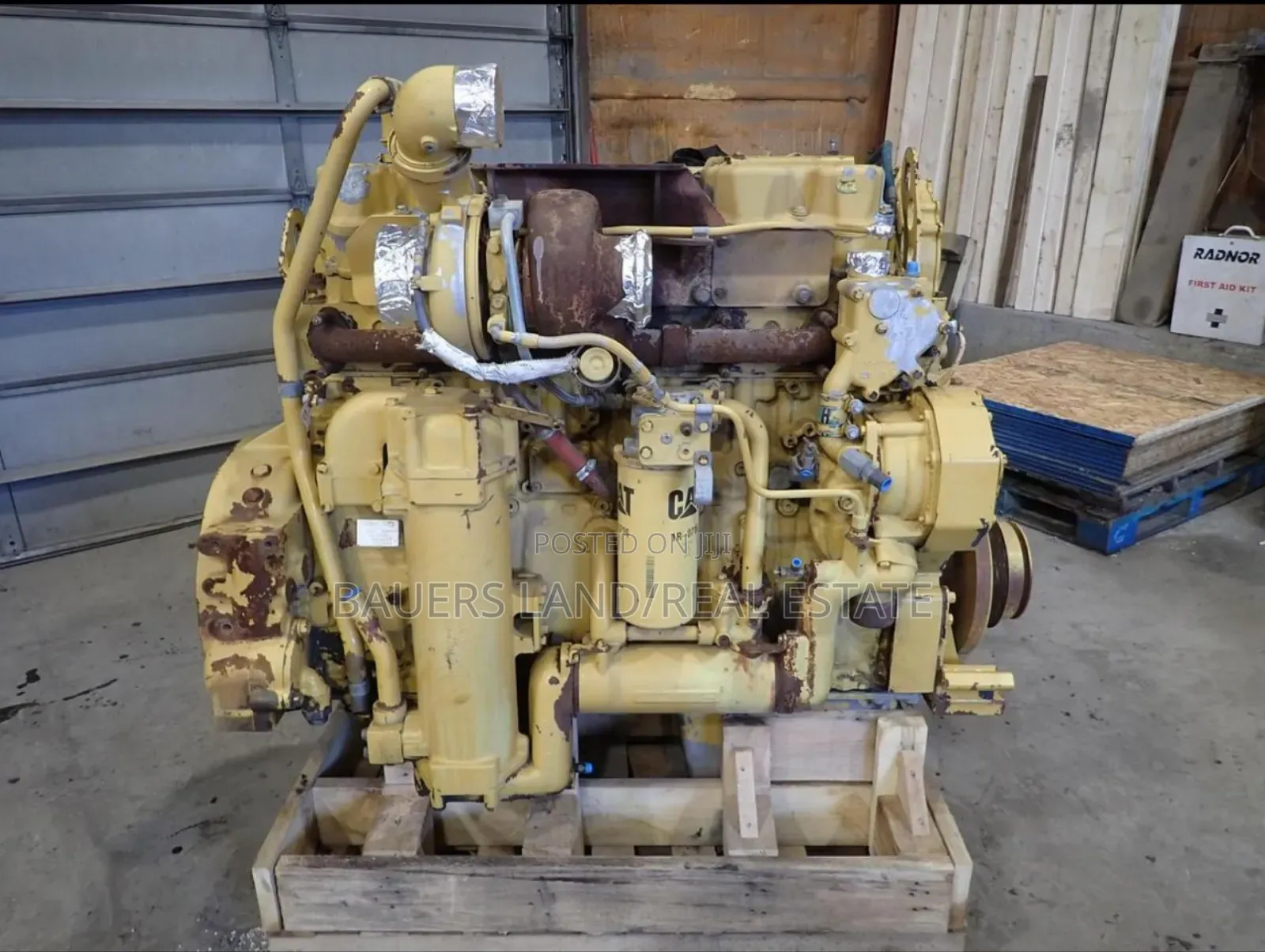Caterpillar C15 Engine- Starter and Runner
