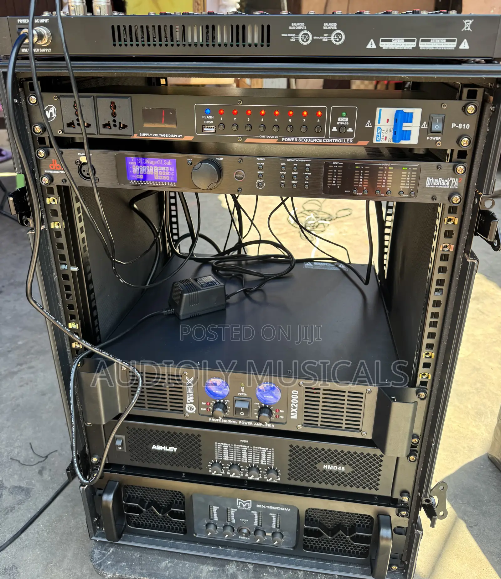 Amplifier Set With Extra Tweeter Amplifier