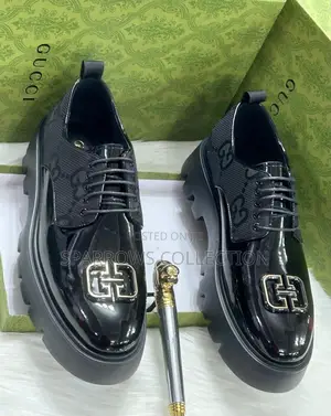 High Quality Gucci Leather (Mirror) Shoes
