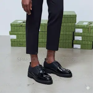High Quality Gucci Leather (Mirror) Shoes
