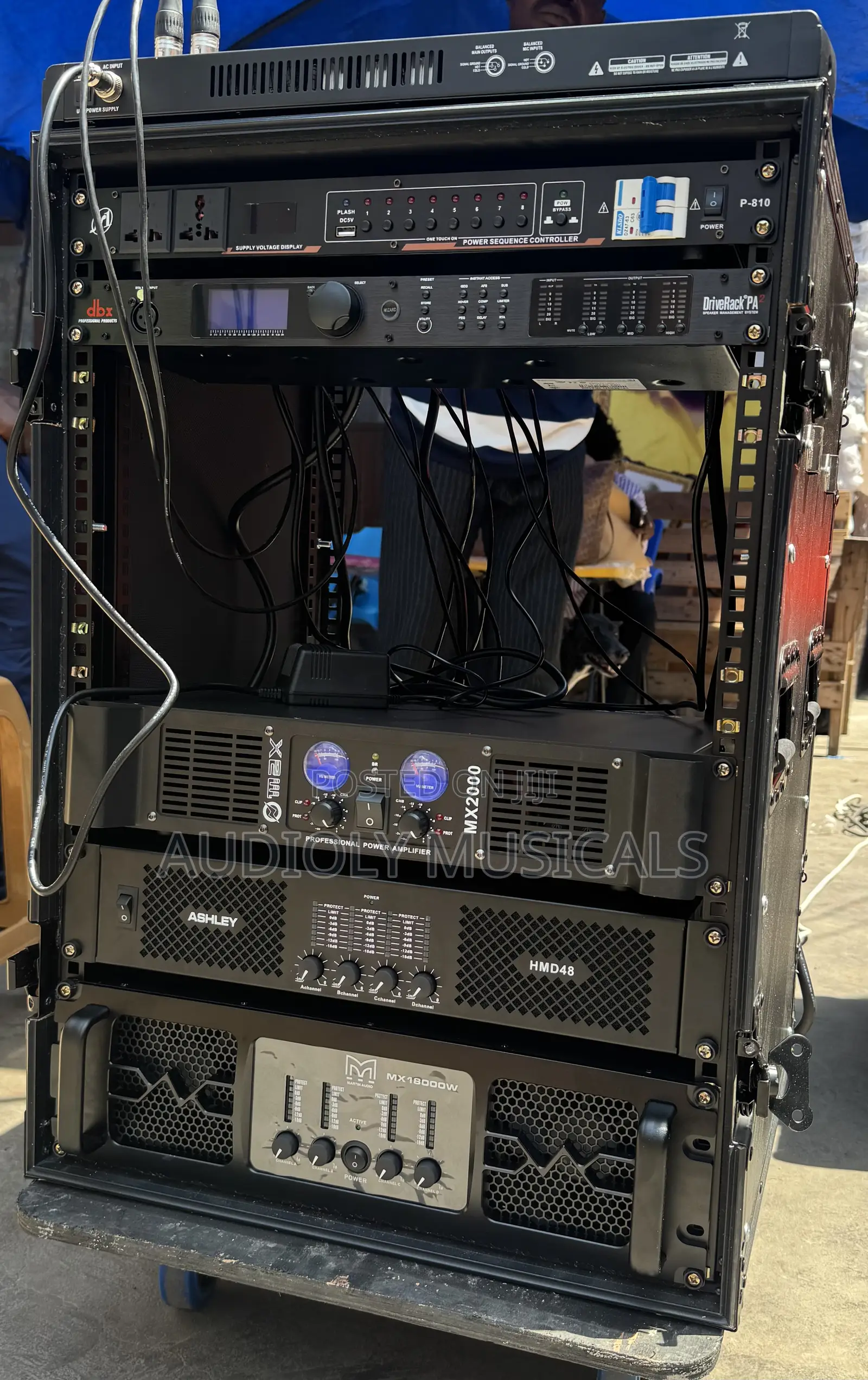 Amplifier Set With Extra Tweeter Amplifier