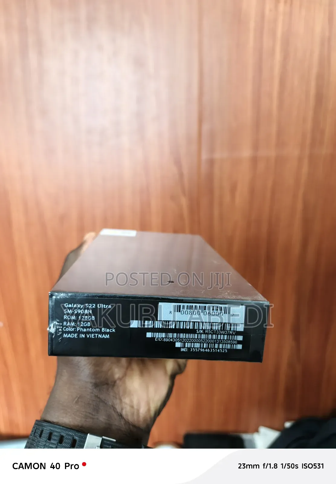 New Samsung Galaxy S22 Ultra 5G 128 GB Black