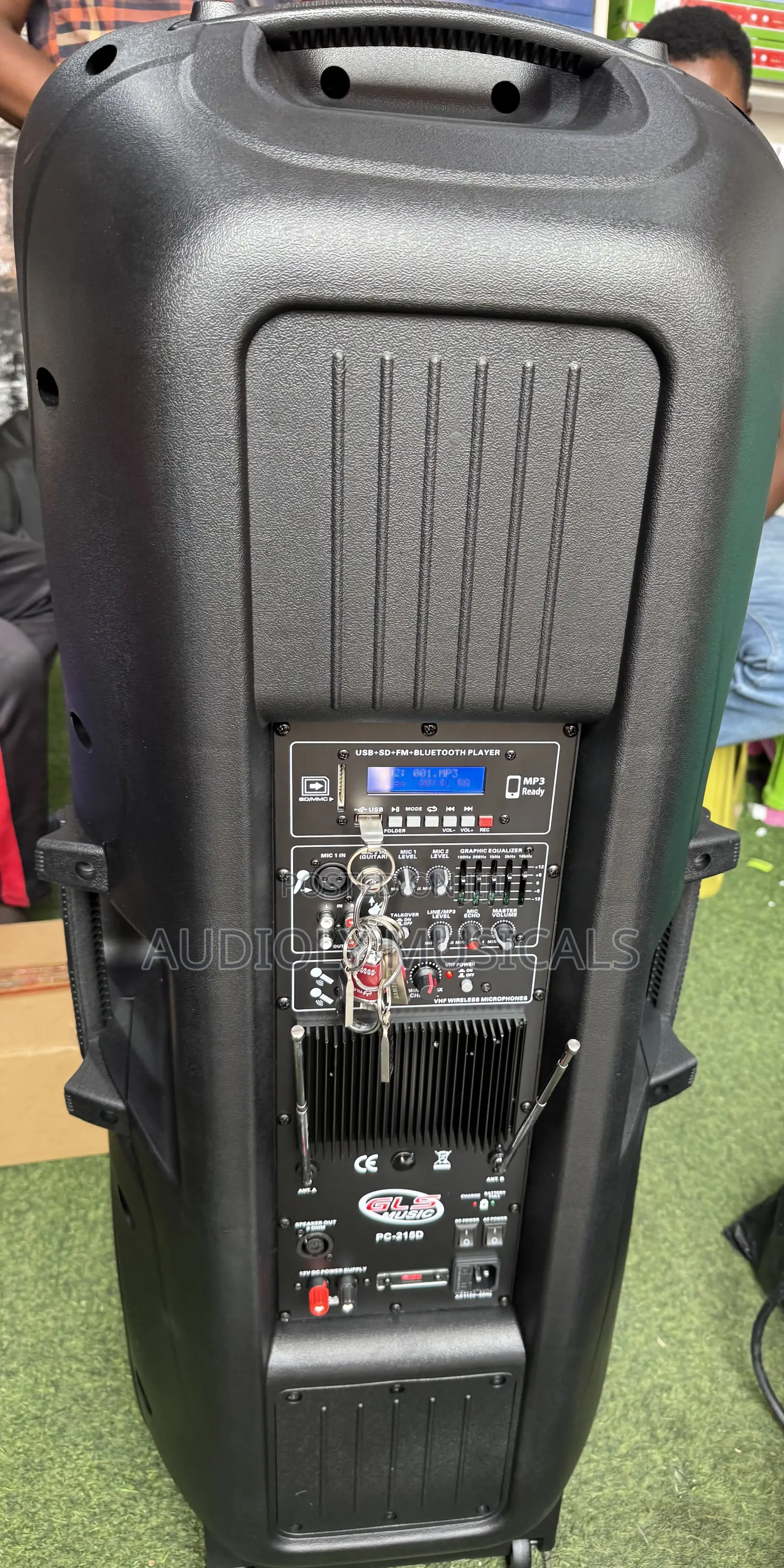GLS Double Rechargeable Speaker With Two Microphones