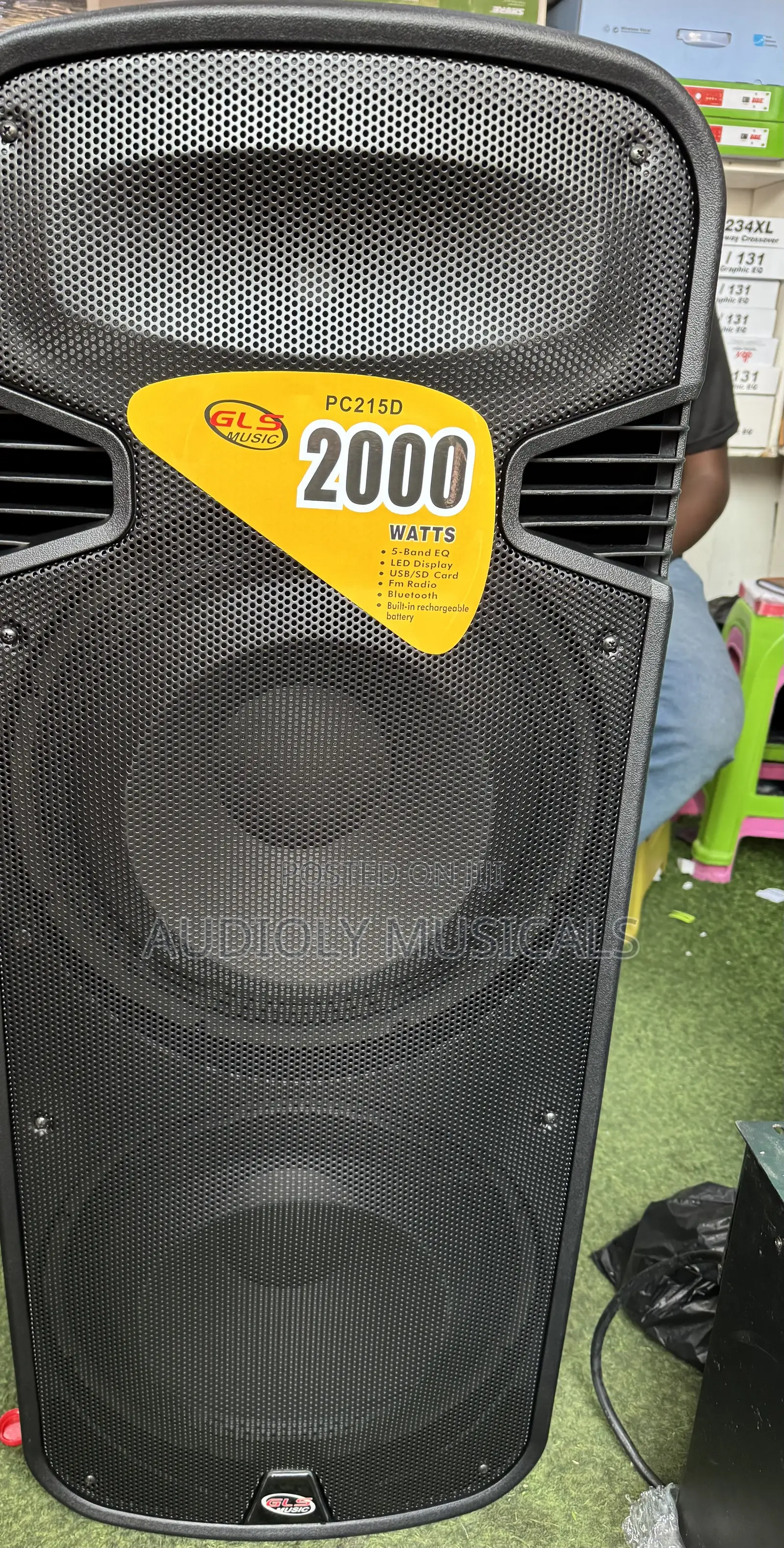 GLS Double Rechargeable Speaker With Two Microphones