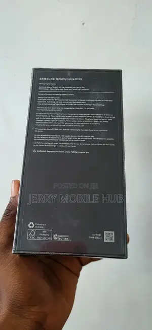 New Samsung Galaxy Note 20 5G 128 GB Black