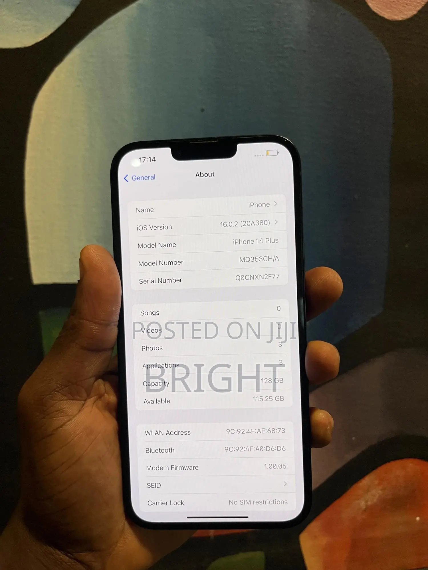 Apple iPhone 14 Plus 128 GB Black