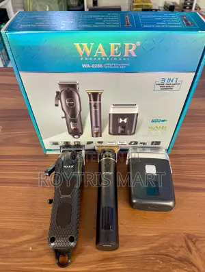 Waer Professional Cordless Styling Set (Model Wa-0286)