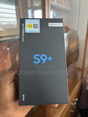 New Samsung Galaxy S9 Plus 64 GB Black