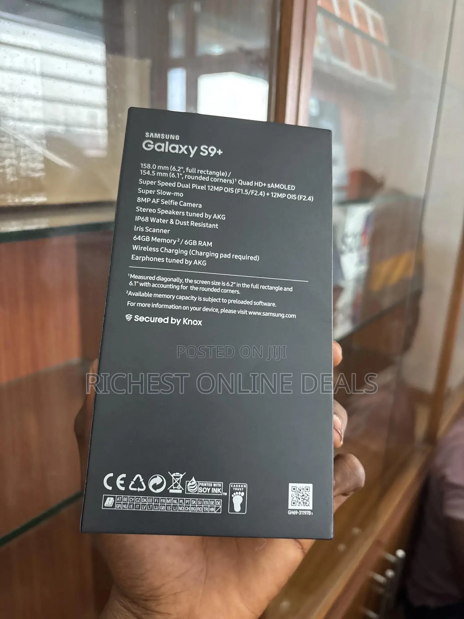 New Samsung Galaxy S9 Plus 64 GB Black
