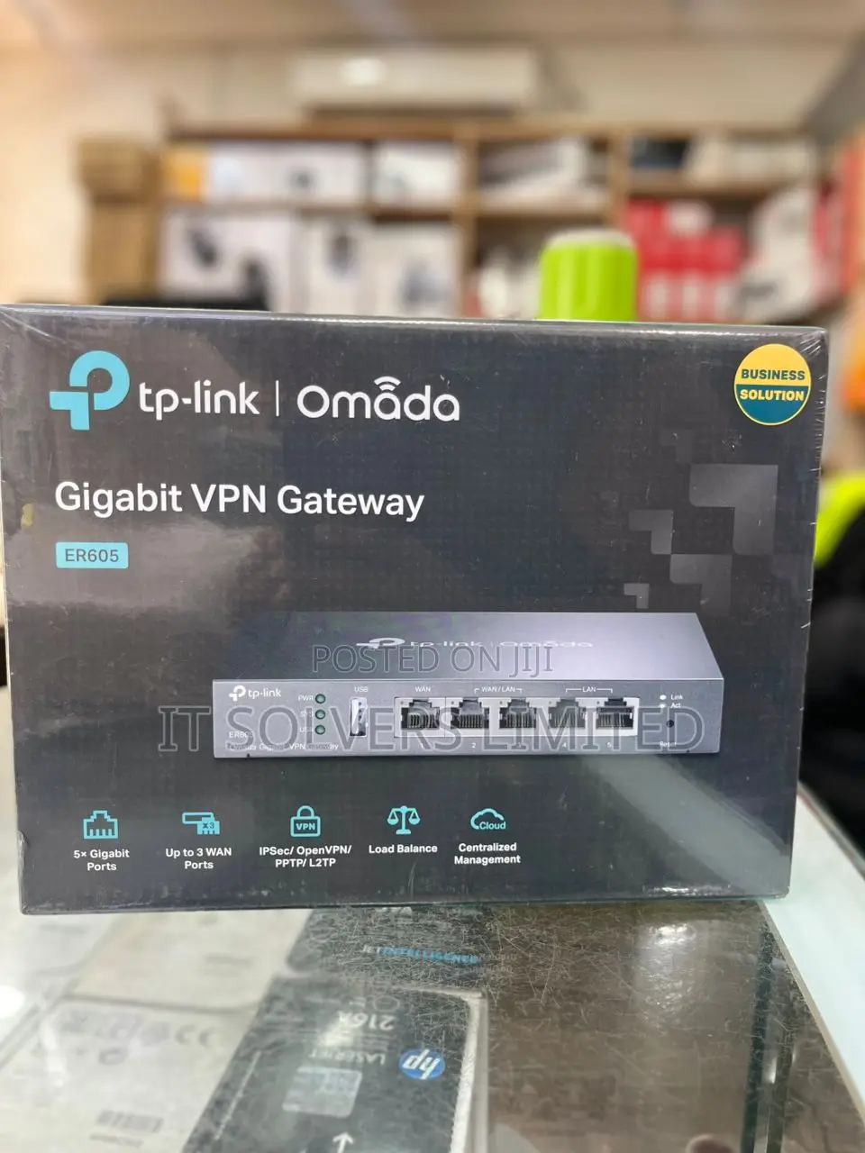 Tp-Link Omada Gigabit VPN Router Er-605 Integrated Into Omada