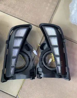 Toyota Highlander 2017-19 Full Led Fog Light Covers Pair