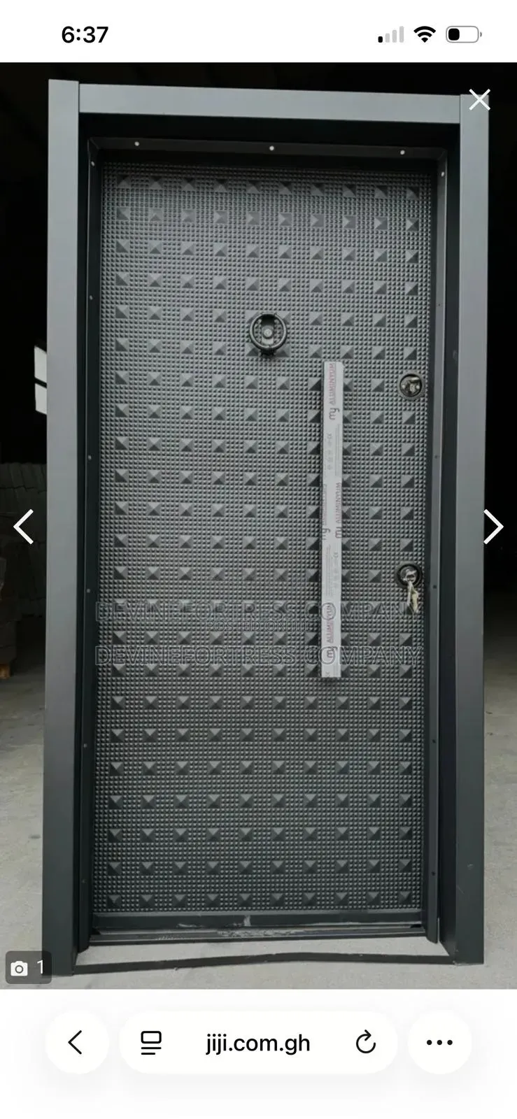 Quality Turkish and Affordable Ponpon Brown Security Door