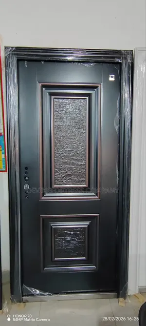 Anti Rust Security Door Single Paladin Gold Design