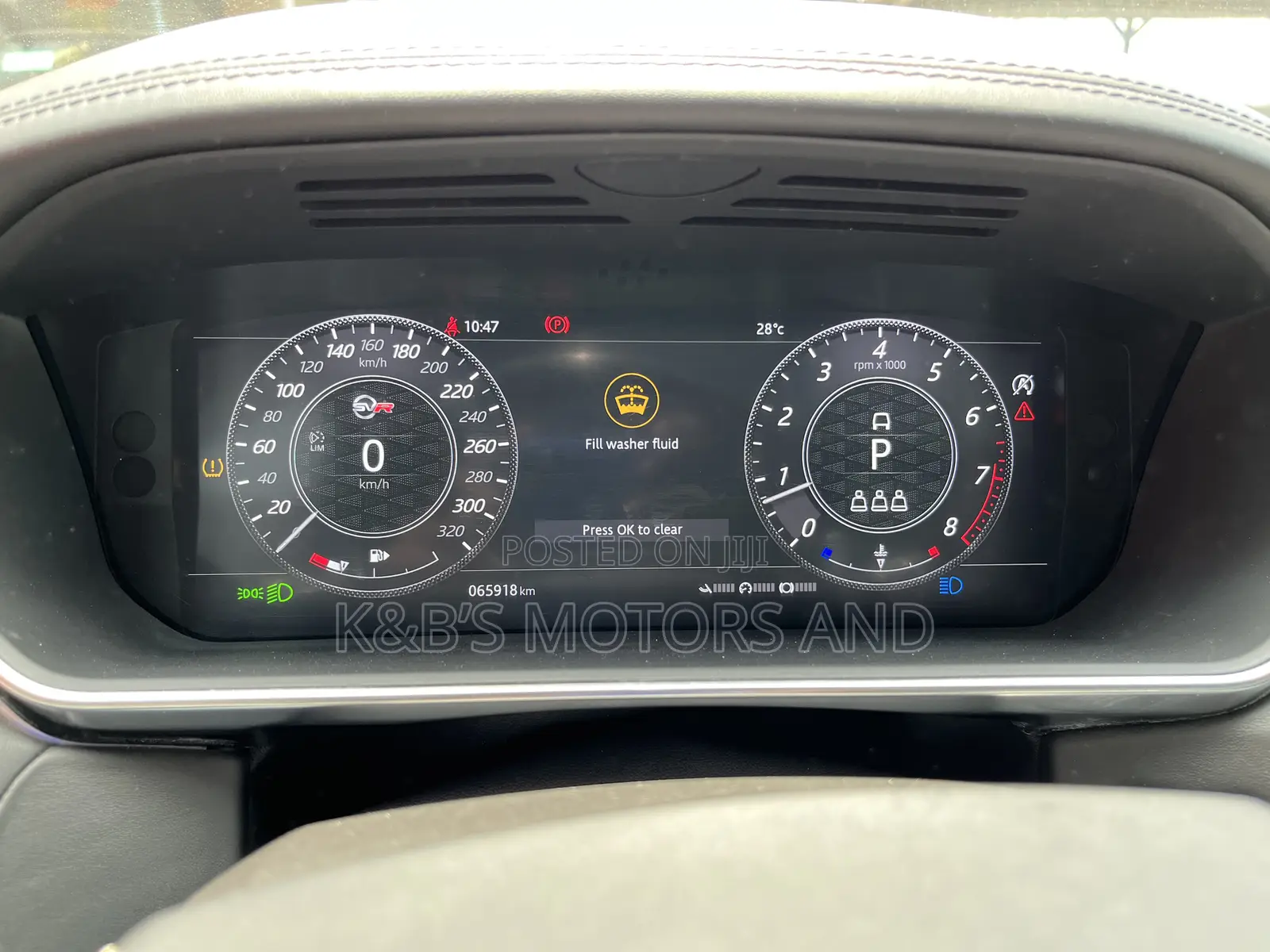 Land Rover Range Rover Sport SVR 4x4 2020 Black