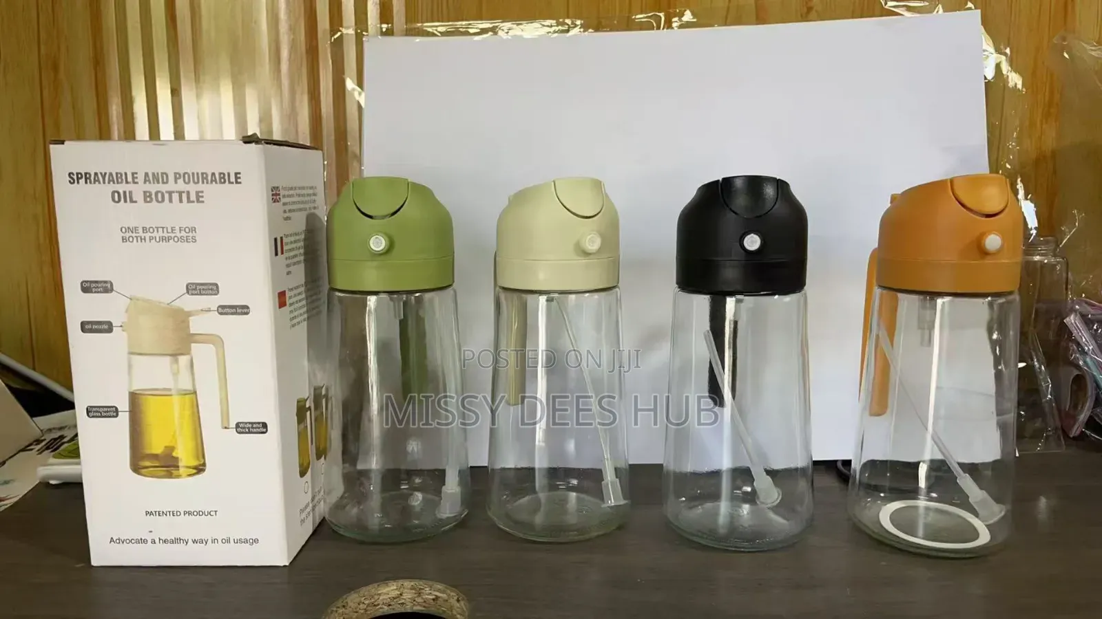 Sprayable And Pourable Oil Bottle