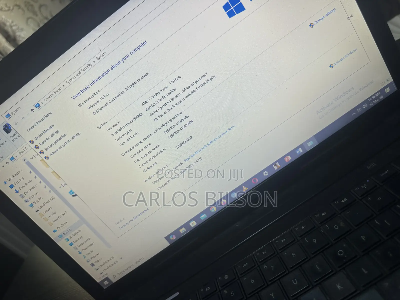 Laptop Compaq Presario CQ57 4GB AMD HDD 250GB