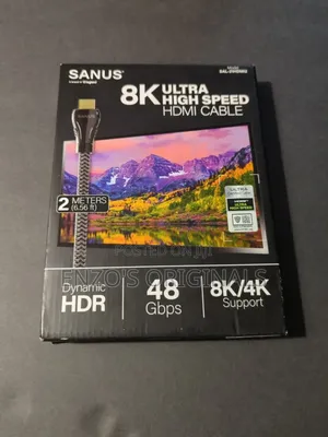 Hdmi 2.1 Genuine Certified Original Brand Sanus Made In Usa. 8k Uhd 2m