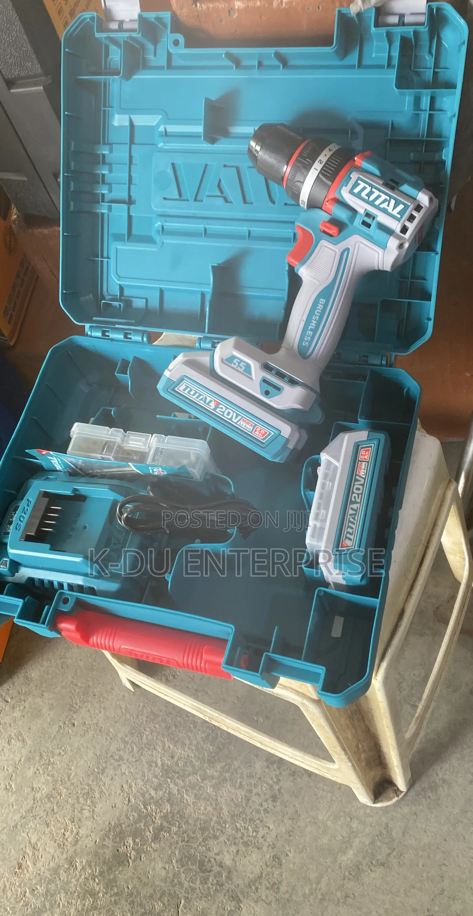 Total Compact Brushless Drill 20v