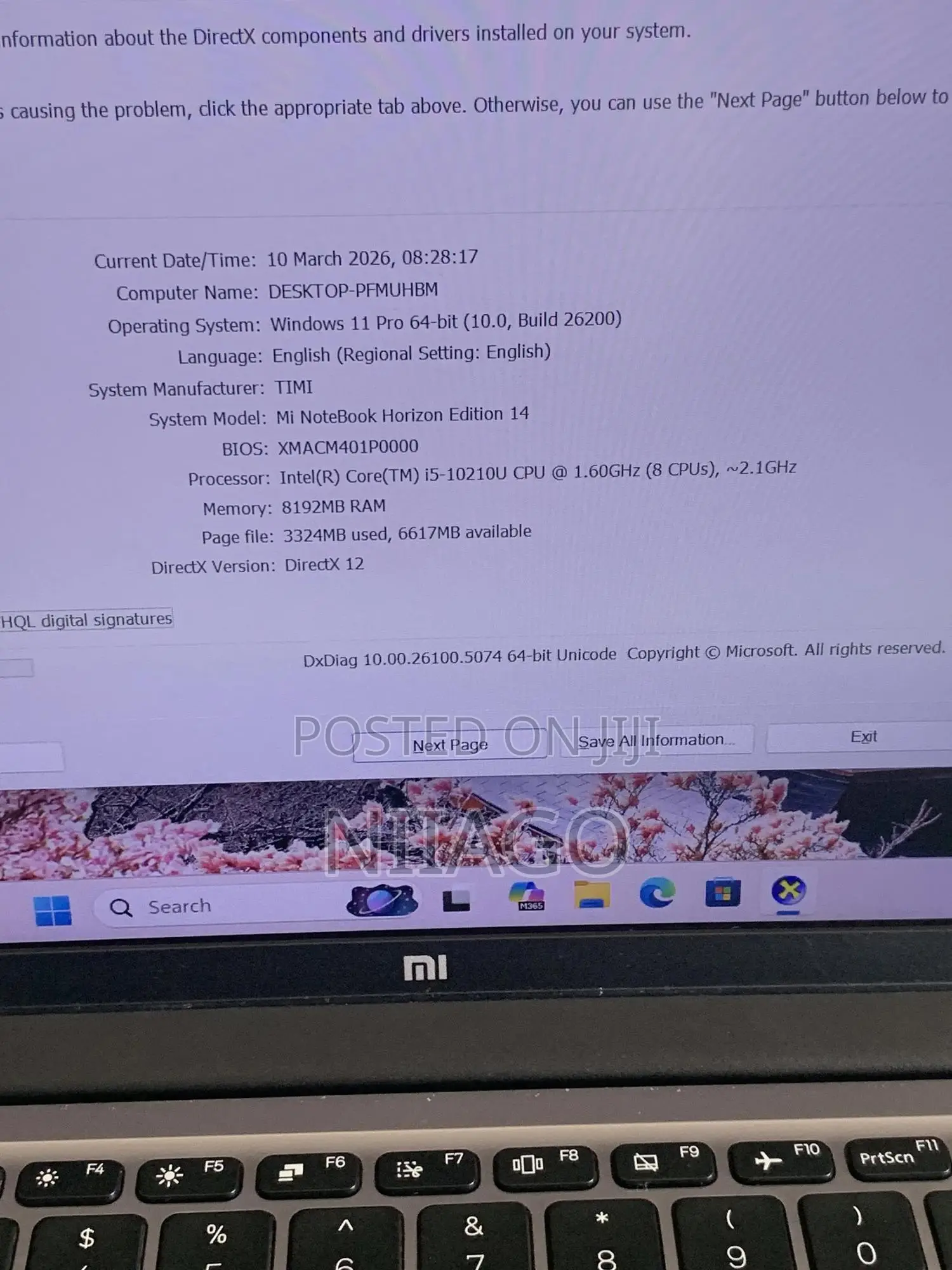 Laptop 8GB Intel Core i5 SSD 256GB