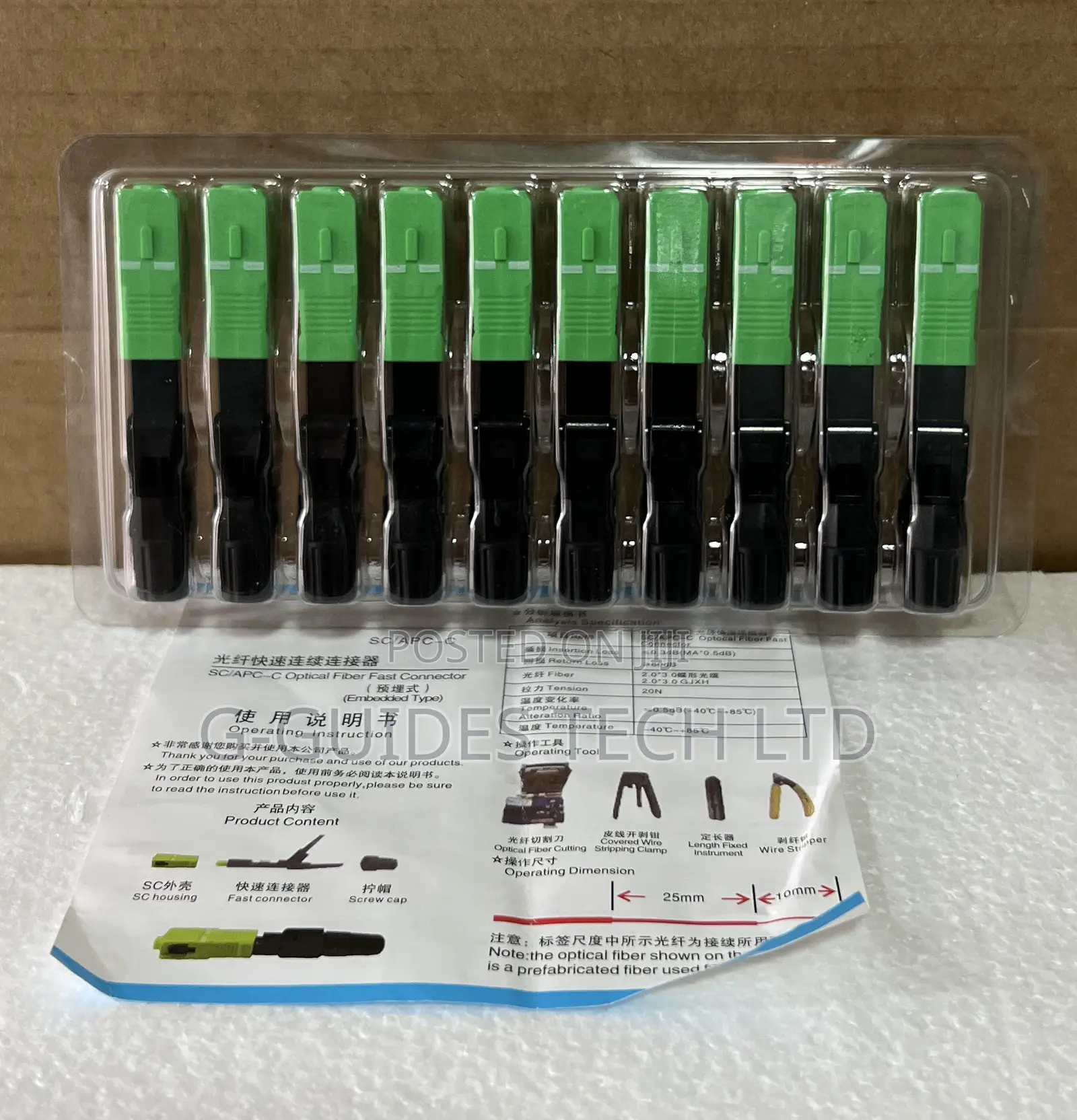 Sc/Apc Fiber Fast Connector, Sc/Apc Fiber Fast Connector Single Mode