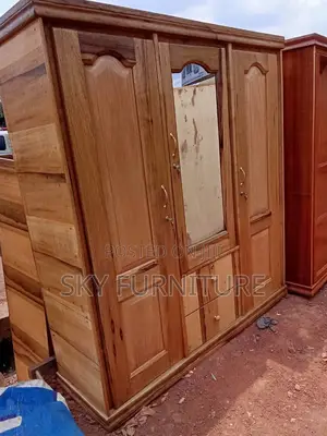 Indiga Hardwood 3-in-1 Wardrobe