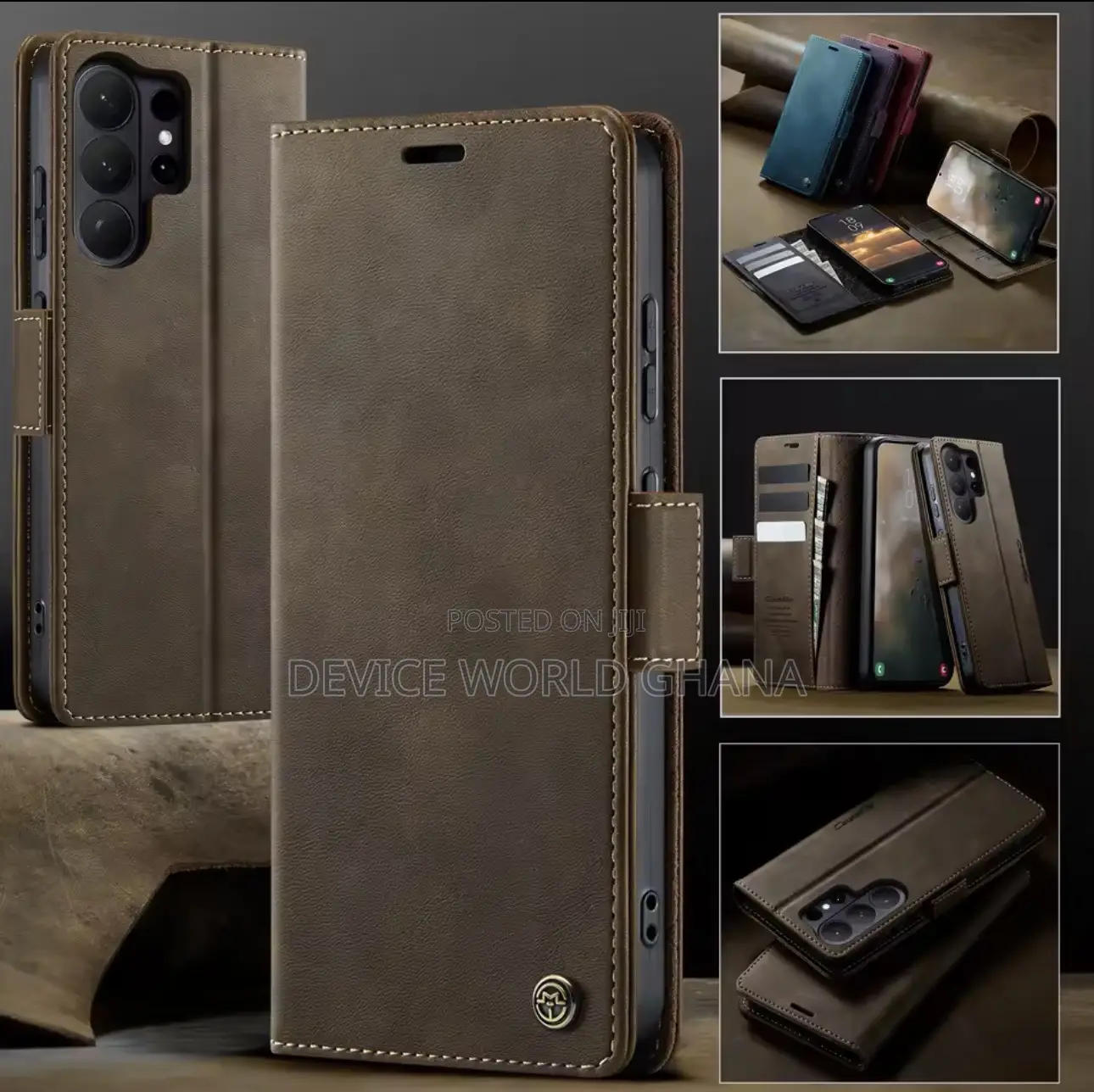 Case Me Retro Leather Flip Case for Samsung S26ultra S26+ S26
