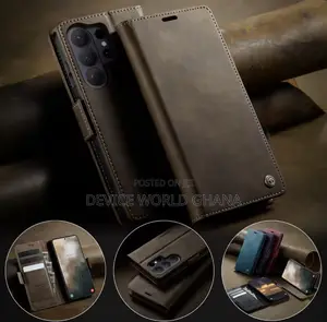 Case Me Retro Leather Flip Case for Samsung S26ultra S26+ S26