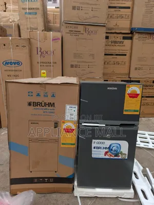 Bruhm Fridge Tabletop Double Door 102l