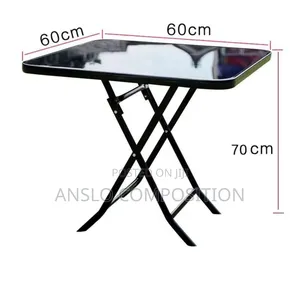 Outdoor Glass Foldable Table