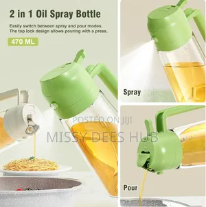 Sprayable And Pourable Oil Bottle