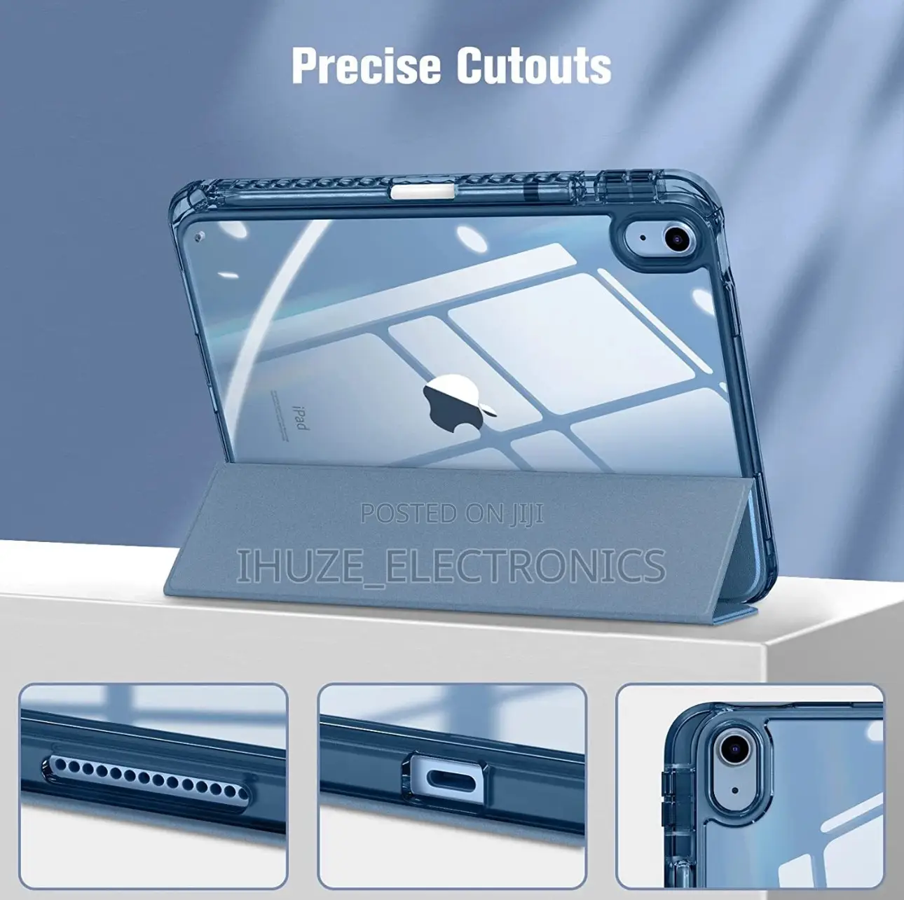 iPad 10th Gen 10.9" and iPad A16 Cover With Pencil Holder