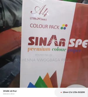 A4 Multi Colord Paper 250 Sheet