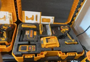 Cordless Drill 20v 76nm + Laser Level + Distance Detector 70m